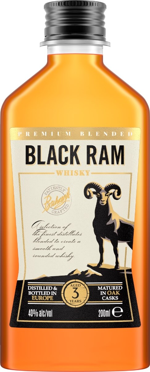 Уиски Black Ram /Пещера/ - 0.2л.