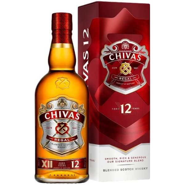 Уиски Chivas Regal 12-годишен - 0.7л.