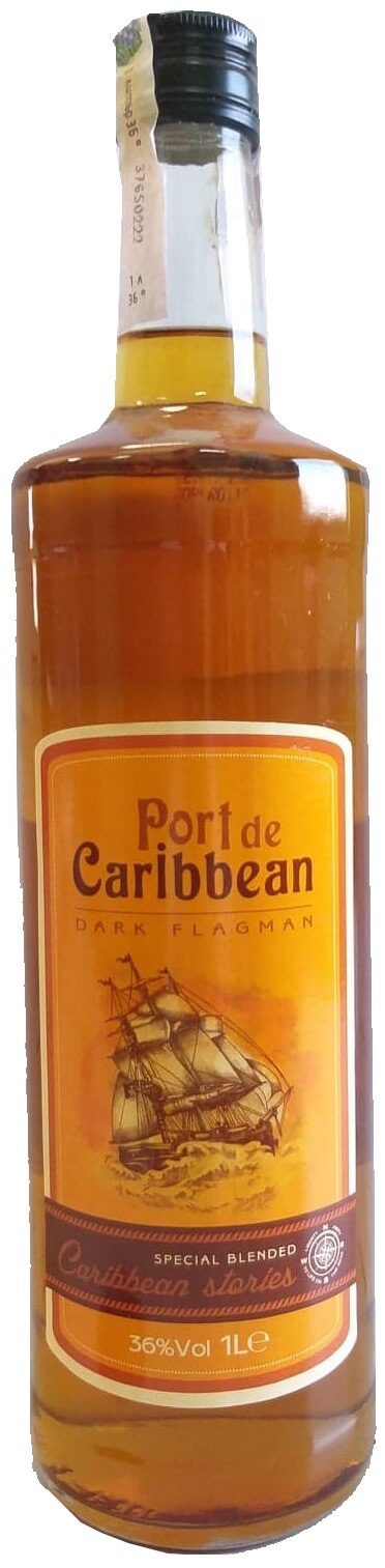 Спиртна Напитка Port de Caribbean Червен - 1л.