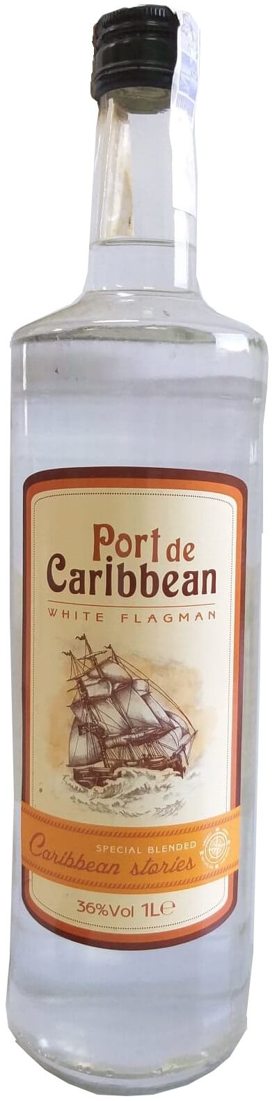 Спиртна Напитка Port de Caribbean Бял - 1л.