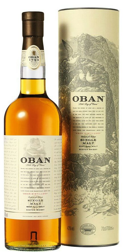 Уиски Oban 14-годишно - 0.7л.