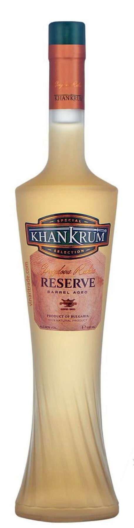 Ракия Хан Крум Селекция Резерва - 0.5л.