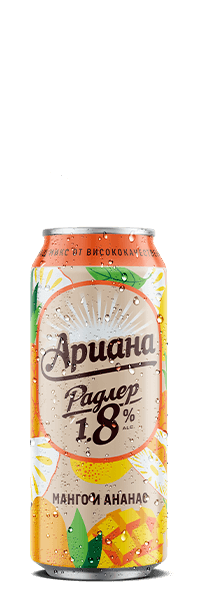 Ариана Радлер Манго и Ананас - 0.5л. CAN