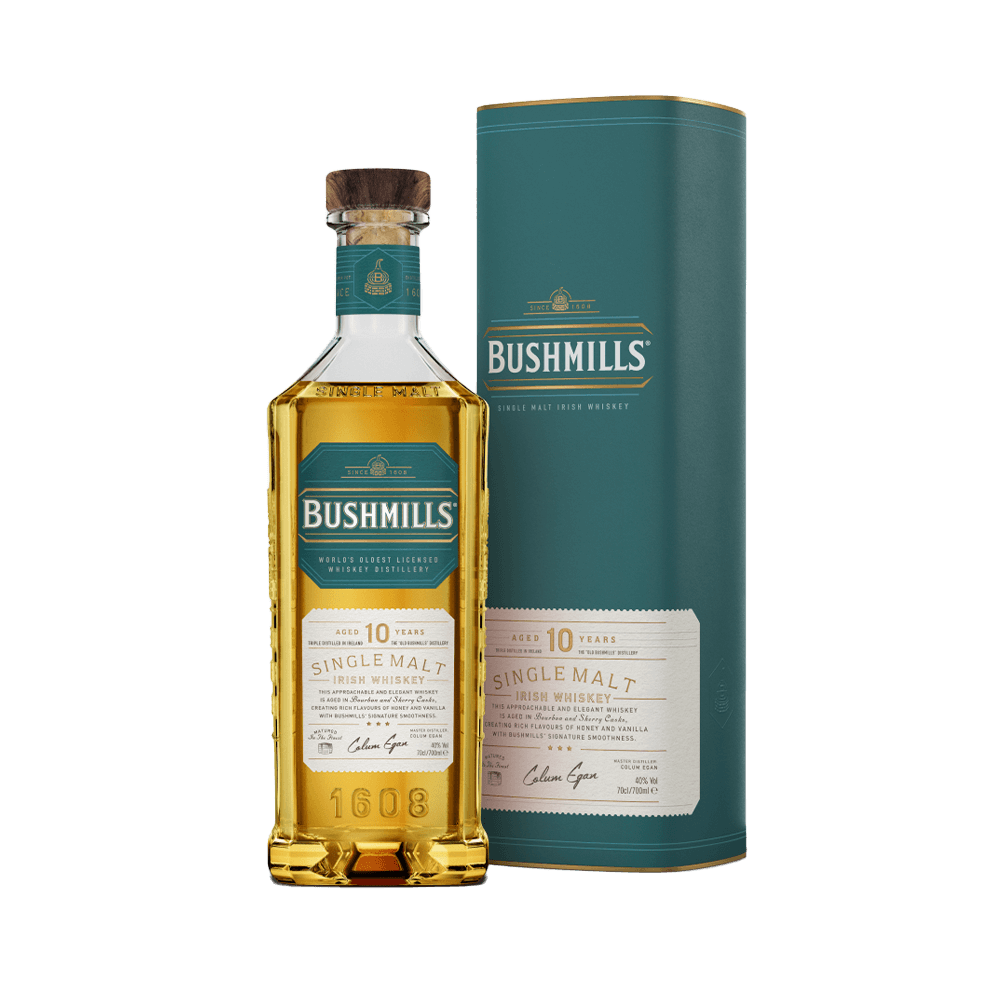 Уиски Bushmills 10-годишен - 0.7л.