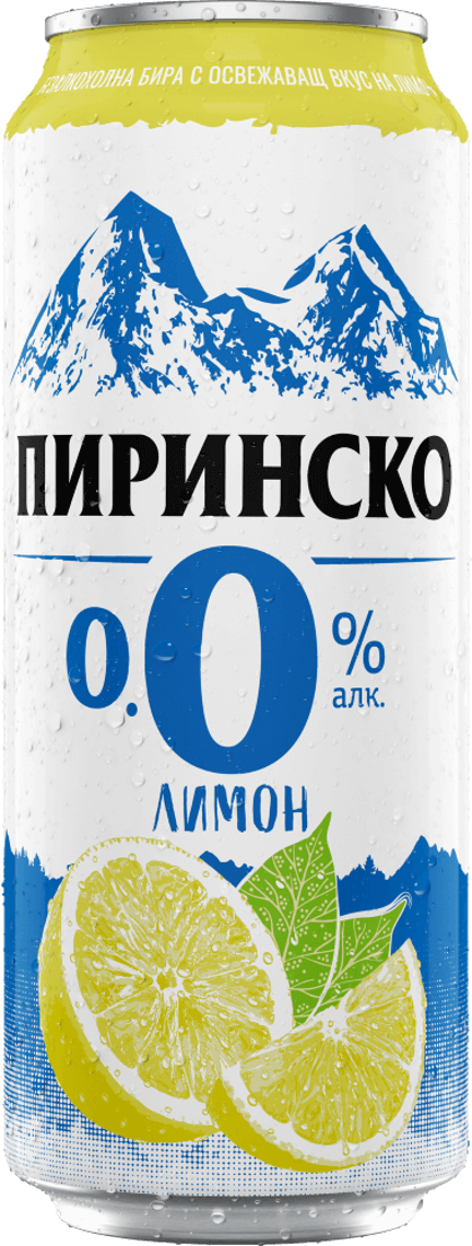 Пиринско Лимон 0.0% - 0.5л. CAN
