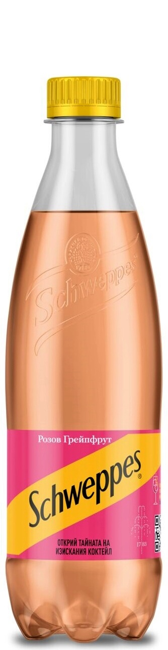 Швепс Розов Грейпфрут 0.5 л. РЕТ