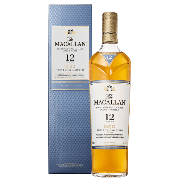 Уиски Macallan 12-годишно Tripple Cask - 0.7л.