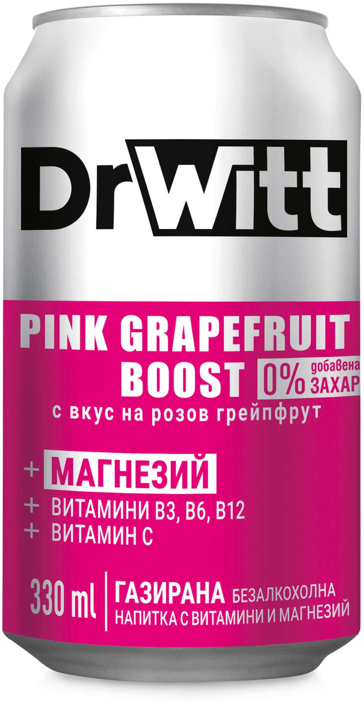 Dr. Witt Витаминна Вода Boost - 0.33л. CAN
