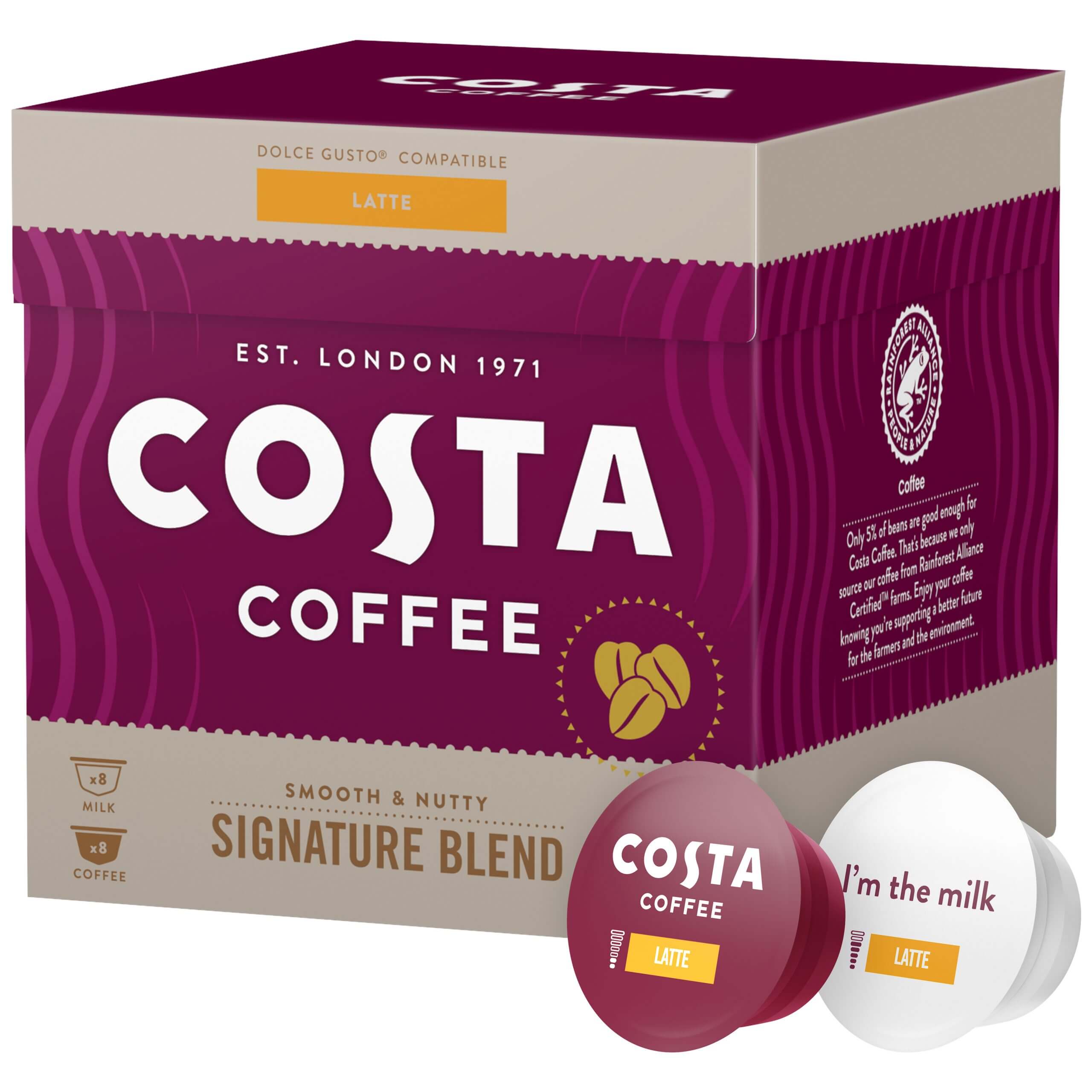Costa Капсули Dolce Gusto Latte