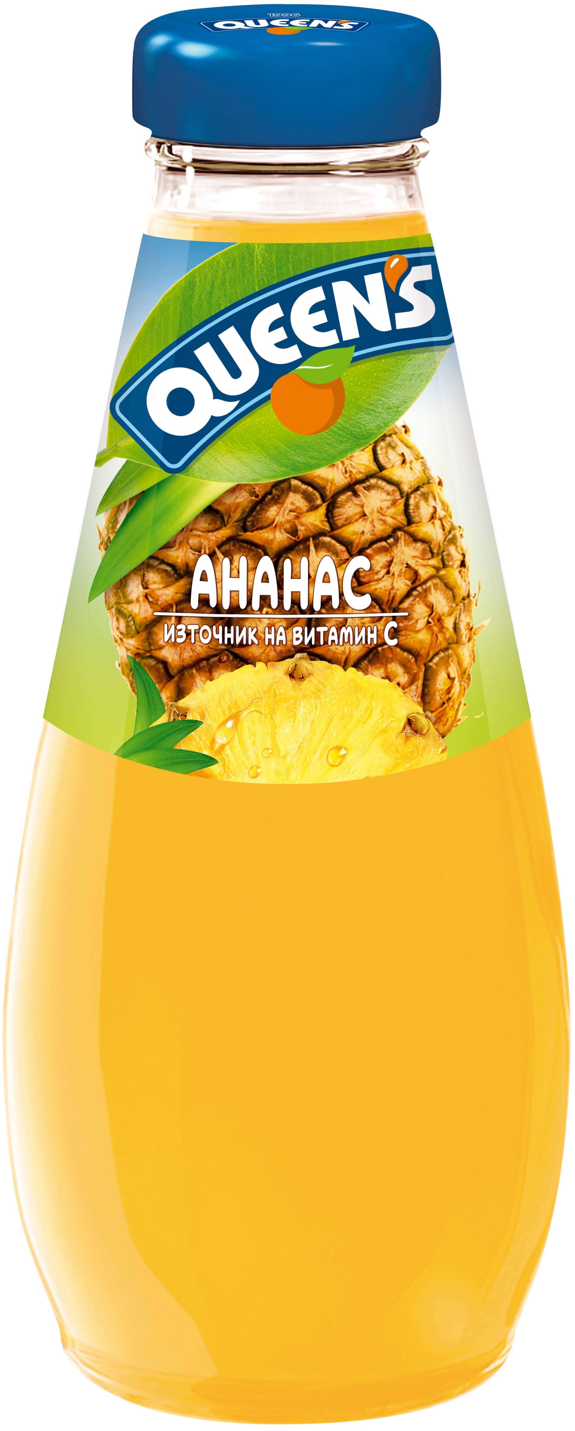 Queens Ананас - 0.25л. БУТ.