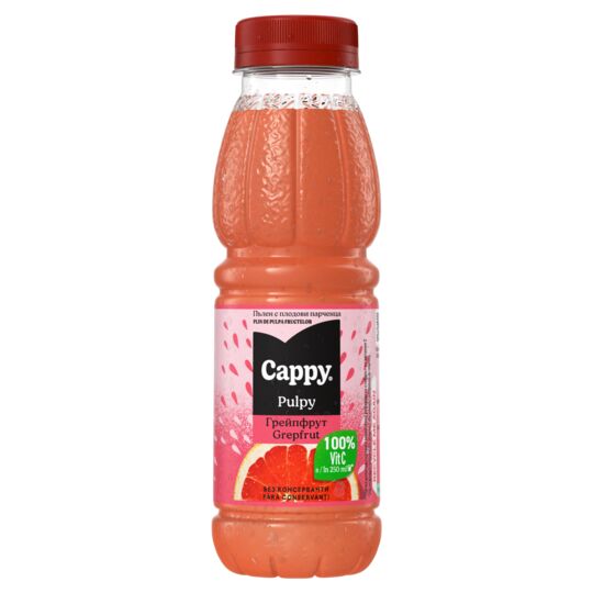 Капи ПълпиГрейпфрут Бут*12-0.33