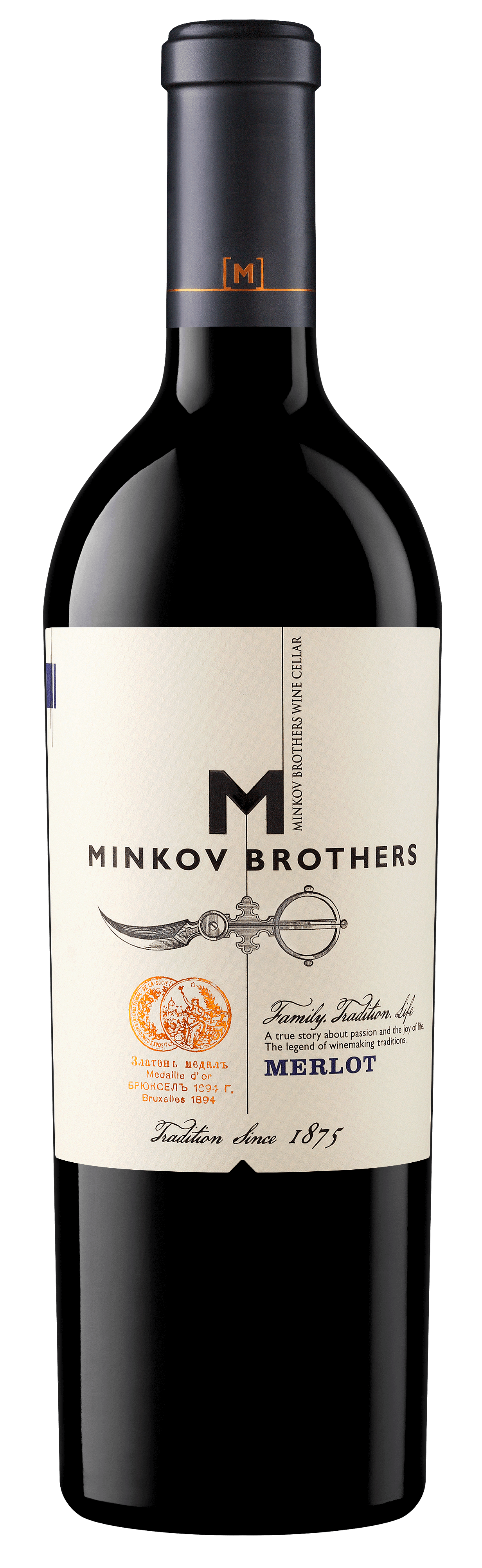 Братя Минкови Мерло - 0.75л.