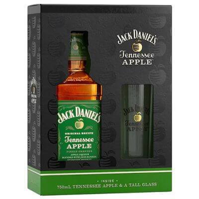 Уиски Jack Daniel's Ябълка с Чаша -0.7л.