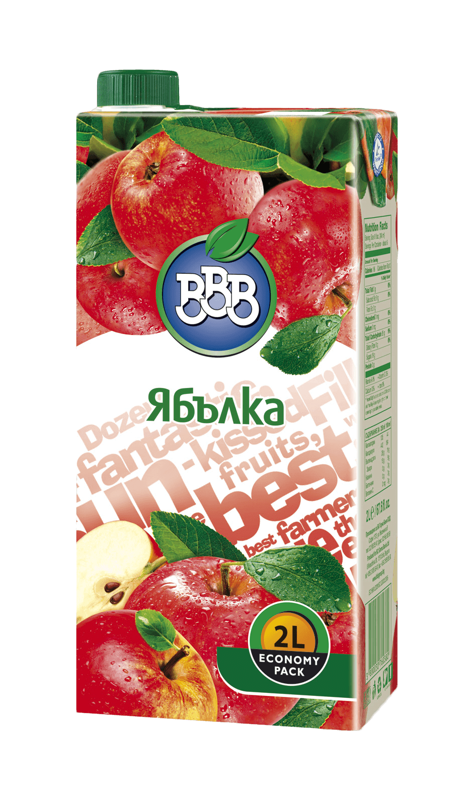 БББ Ябълка 25 %-2 l.*6