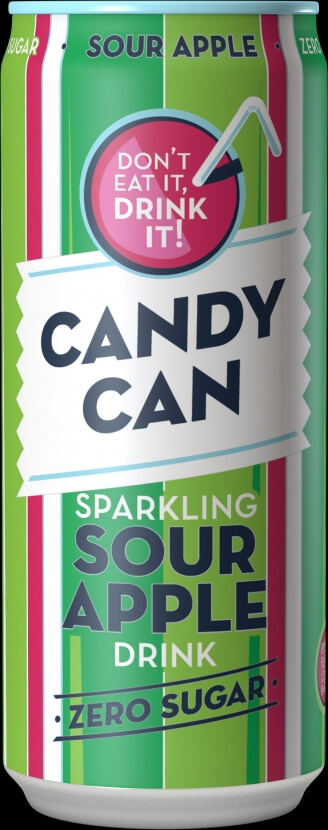 Candy Can Кисела ябълка 0.33 л. КЕН