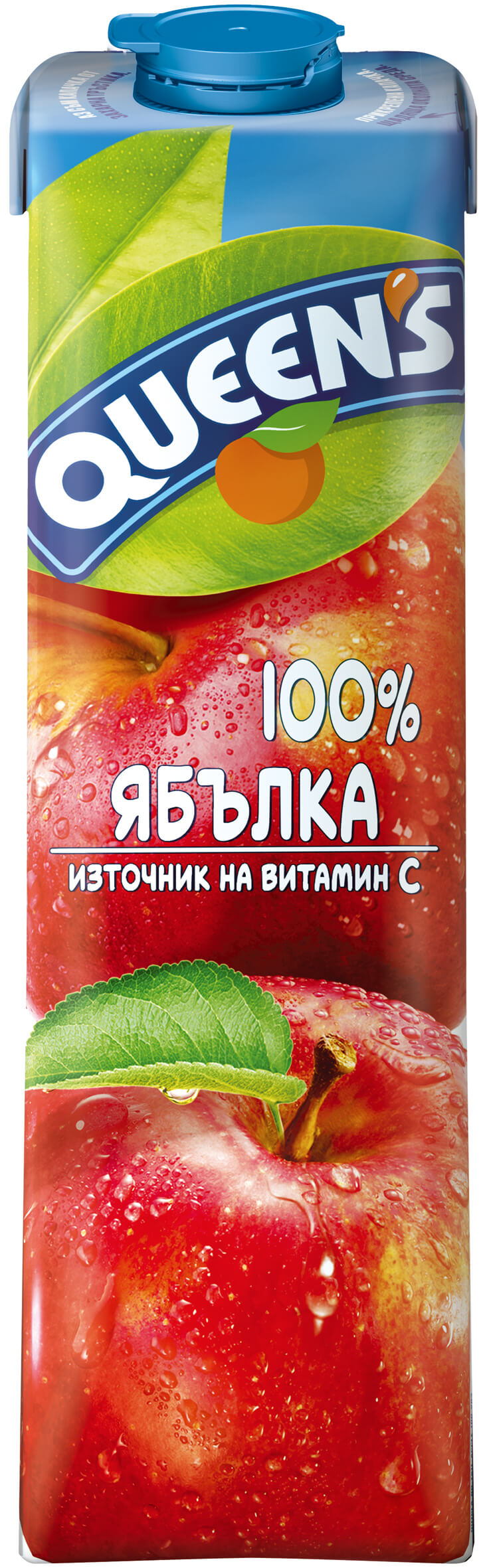Куинс Ябълка 100% -1l.*6