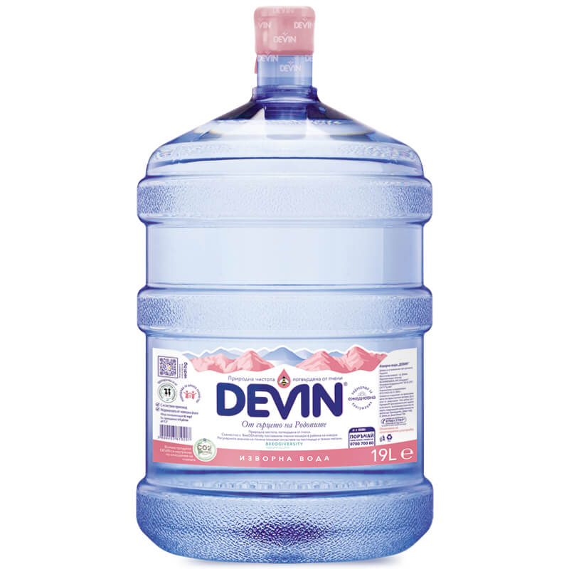 Девин Изворна Вода Галон - 19л.