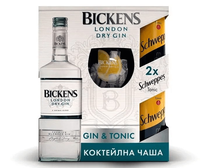 Джин Bickens + 2 Кена - 0.7л.