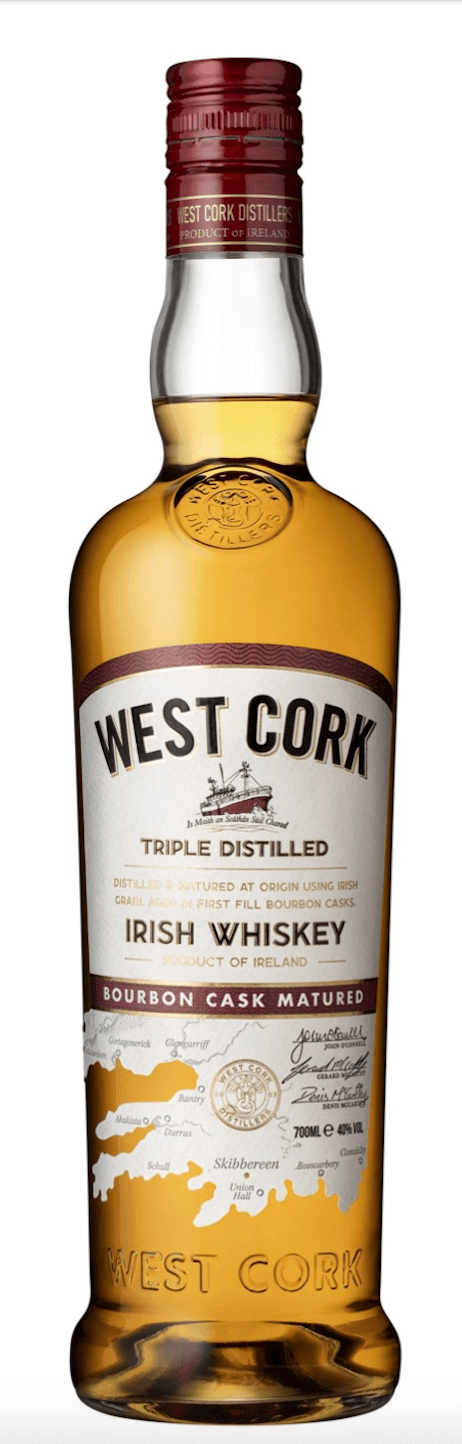 Уиски West Cork Bourbon Cask - 0.7л.