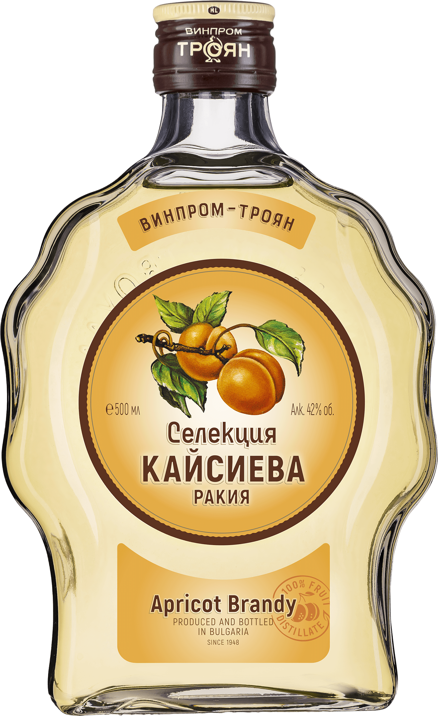 Ракия Троянска Стара Кайсиева - 0.5л.