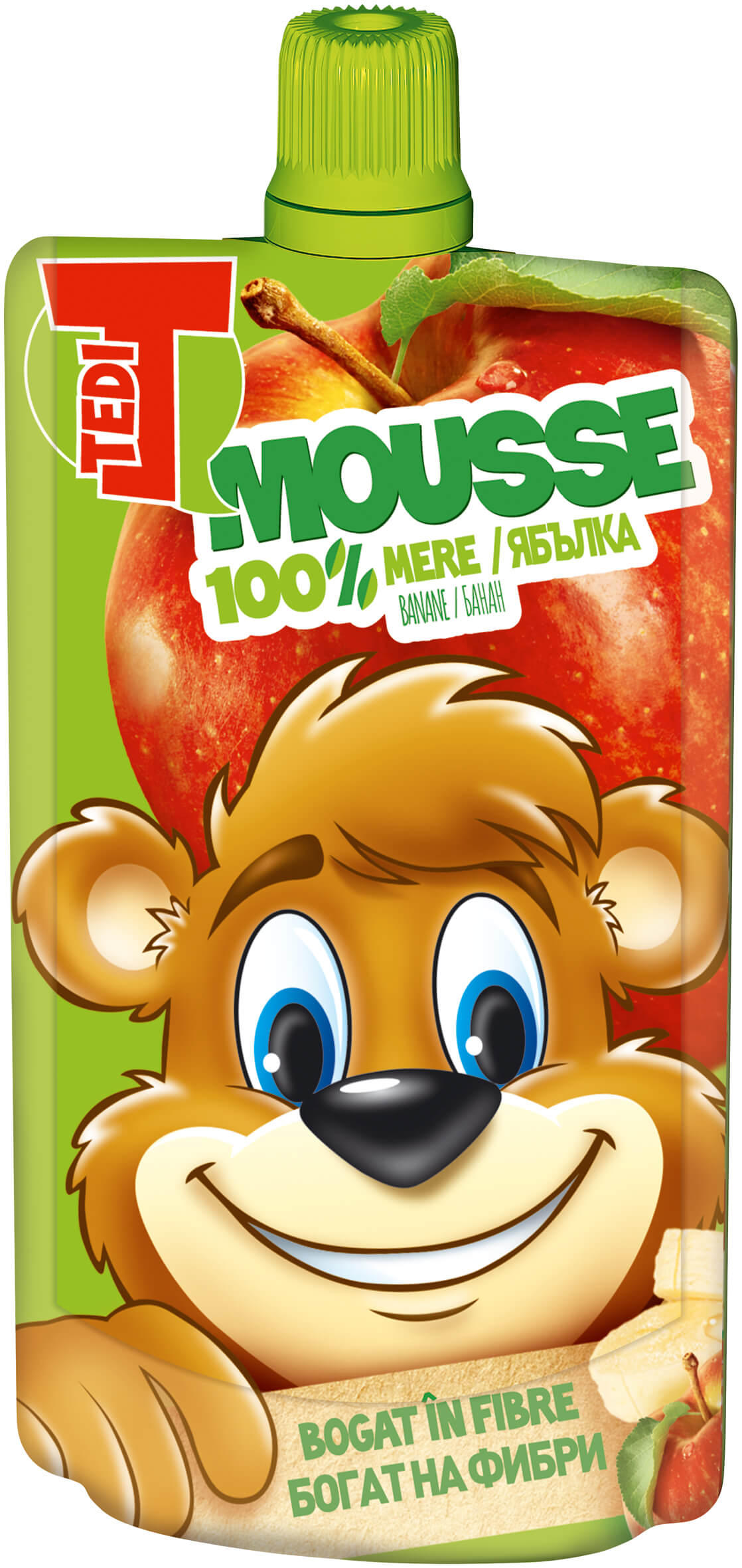 Теди Мус Ябълка-0.100l*12