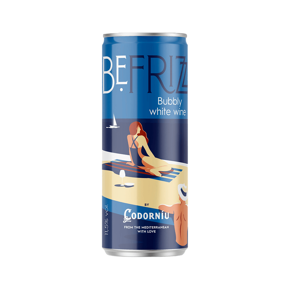 Codorniu Befrizz Бяло Пенливо Вино - 0.25л. CAN